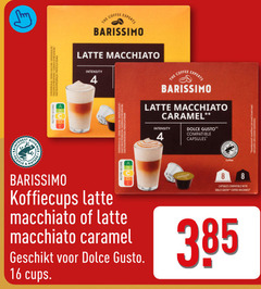  barissimo dolce gusto capsules 4 8 16 coffee experts latte macchiato intensity caramel compatible nature nutri koffiecups cups with machines 