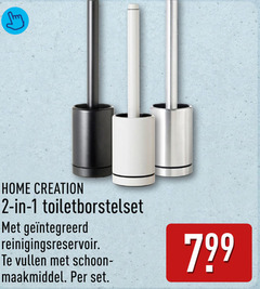  toiletborstel 1 2 home creation toiletborstelset reinigingsreservoir vullen schoonmaken 