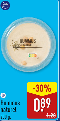  houmous 200 hummus naturel 