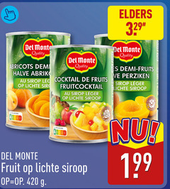  fruitconserven monte quality halve abrikoos sirop leg cocktail fruits lichte fruitcocktail siroop fruit elders demi perziken 