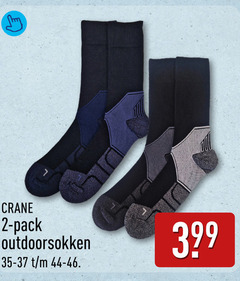  damessokken herensokken 2 crane pack outdoorsokken 