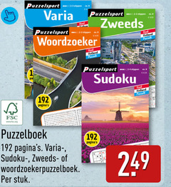  puzzelboek 1 9 puzzelsport co stippen varia 4 99 woordzoeker holland zweeds fsc www.fsc.org sudoku 50 stuk 