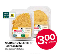  2 beter leven kipkrokant schnitzel cordon bleu kipschnitzels cordonbleu pakken stuks 