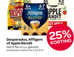  apple bandit affligem desperados speciaalbieren appelcider 25 6x 330ml 300ml ml originele be with blond blik fles varieeren cider 