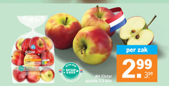  appels 1 elstar snack bakken salade zoetzuur 5kg score beter natuur boer land kilo zak 2 