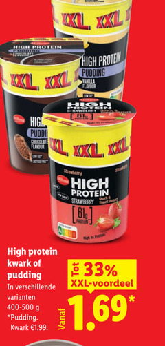  33 high protein pudding vanilla flavour chocolate lactose free kwark strawberry shoes xxl quark yoghurt dessert voordeel 