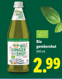  vruchtensap 500 bio ginger shot solevita ml 