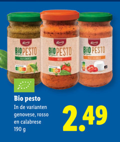  bio pesto all uncle genovese rosso calabrese 