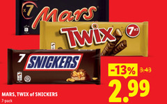  7 mars twix snickers pack 