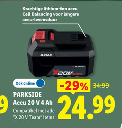  4 20 lithium ion accu cell balancing langere levensduur online parkside compatibel 