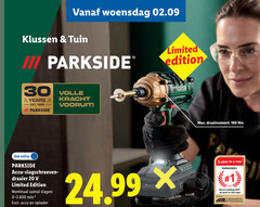 klik op dit plaatje voor een vergroting en voor vergelijkbare aanbiedingen gerelateerd aan
1 20 30 180 woensdag klussen tuin iii parkside years volle kracht vooruit limited edition draaimoment online accu draaier nominaal slagen min oplader 3. year best brand europe source euromonitor international 1 20 30 180 woensdag klussen tuin iii parkside years volle kracht vooruit limited edition draaimoment online accu draaier nominaal slagen min oplader 3. year best brand europe source euromonitor international