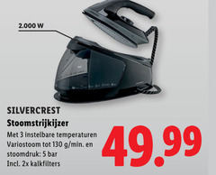  3 5 silvercrest stoomstrijkijzer instelbare temperaturen variostoom min stoomdruk bar 2x 