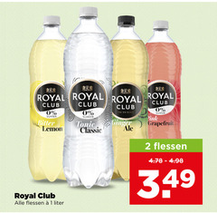  royal club frisdrank 1 2 original suiker lemon tonic classic ginger bitter pink grapefruit flessen liter 