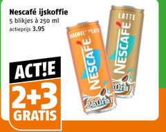  nescafe ijskoffie 2 3 5 250 blikjes ml actieprijs caramel latte 250ml 50ml 