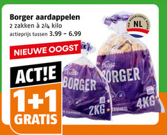  aardappelen 1 2 borger zakken 4 kilo actieprijs 3.99 nieuwe oogst krimi nederlandse nl 