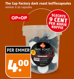  the cup factory koffiecups 9 50 400 dark roast koffiecapsules emmer capsules cent kopje koffie cups 