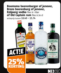 klik op dit plaatje voor een vergroting en voor vergelijkbare aanbiedingen gerelateerd aan
1 25 boomsma beerenburger jenever brons beerenburg esbjaerg vodka fles liter old captain rum actieprijs milk gerard bros caribbean well nix18 1 25 boomsma beerenburger jenever brons beerenburg esbjaerg vodka fles liter old captain rum actieprijs milk gerard bros caribbean well nix18