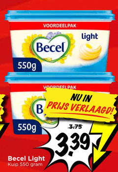  becel margarine light b verlaagd kuip 