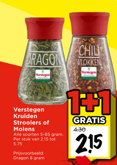  1 8 chili dragon vlokken verstegen kruiden strooiers molens soorten stuk 