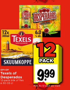  desperados texels speciaalbieren 12 12x 300ml speciaalbier skuumkoppe pack blik fles original 6x 