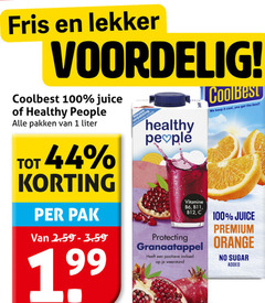  1 44 100 fris coolbest juice healthy people pakken liter pak euwe vertrouwde vitamine protecting granaatappel positieve weerstand it cool you best premium orange sugar added 