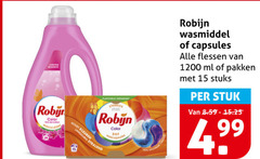  robijn wasmiddel 15 color classics kleuren oplosbare capsules flessen ml pakken stuks stuk 