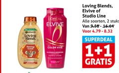  1 2 40 garnier loving blends shampoo honing goud elvive color vive co uv filter intense kleur wasbeurten highlights studio line soorten stuks 