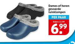  dames heren gevoerde tuinklompen paar elders 