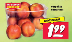  verpakte nectarines kiloschaal 