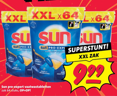  2 3 8 64 100 xxl 4in1 pro mac deeply dish protect zak sun expert vaatwastabletten stuks 