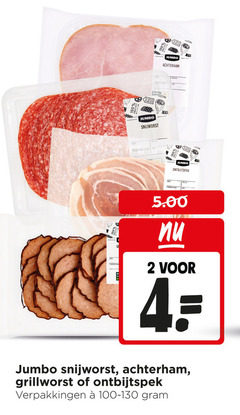  2 4 beter jumbo achterham yo snijworst ontbijtspek grillworst 