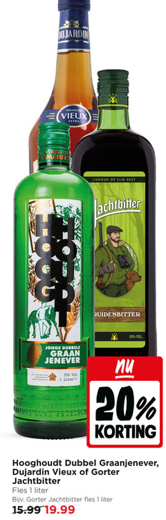  1 20 30 35 dujardin premium vieux ijskoud best koninklijke beschikking hofleverancier jonge dubbele graan jenever liter le nature hooghoudt dubbel graanjenever gorter jachtbitter fles 