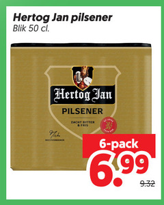  hertog jan blikjes bier 6 50 pilsener blik meesterbrouwer zacht bitter fris pack 