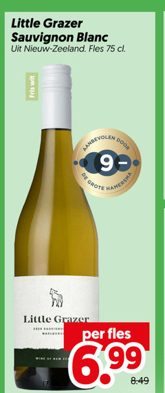  witte wijn 2020 little grazer sauvignon blanc zeeland fles fris wit wine new 