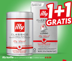  illy koffiecups koffiebonen koffie 1 2 100 classico classic roast classique blend arabica caffee gram coffee beans mcafee grains mild and balanced doux aluminium capsules class lungo ground moulu compatible with nespresso original machines compatibles avec les oz poids blikken bonen 