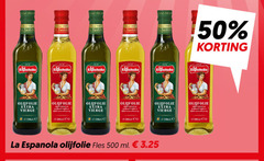  olijfolie 50 500 vierge 500ml bed persing la espanola fles ml 