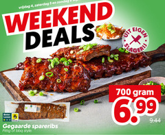  4 5 6 700 vrijdag zaterdag weekend deals beter leven gegaarde spareribs pittig bbq style 