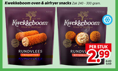  4 12 240 300 kwekkeboom oven airfryer snacks zak garant krokant rundvlees croquetten gevuld stuks ca. getest rundvleessalade rijk stuk 2 99 