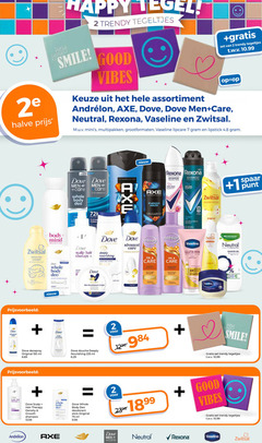 klik op dit plaatje voor een vergroting en voor vergelijkbare aanbiedingen gerelateerd aan
2 7 18 23 99 100 150 225 2e halve happy tegel smile trendy tegeltjes good vibes t.w.v. assortiment axe dove men care neutral rexona vaseline zwitsal multipakken grootformaten lipcare lipstick advanced whole body deo 72h protect clean indigo haze wasgel mind scalp hair therapy cafe deeply nourishing nourishment cream gel protection heat oil deospray original ml douche density growth shampoo cobalt sweat 10x spaar 1 punt all shower protecting you deodorant stick 2 7 18 23 99 100 150 225 2e halve happy tegel smile trendy tegeltjes good vibes t.w.v. assortiment axe dove men care neutral rexona vaseline zwitsal multipakken grootformaten lipcare lipstick advanced whole body deo 72h protect clean indigo haze wasgel mind scalp hair therapy cafe deeply nourishing nourishment cream gel protection heat oil deospray original ml douche density growth shampoo cobalt sweat 10x spaar 1 punt all shower protecting you deodorant stick