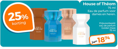  25 house ml eau parfum dames heren sacred island le golden 