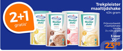 1 2 3 200 trekpleister maaltijdshake maaltijd shake banaan haver choco aardbei vanille 