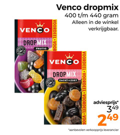klik op dit plaatje voor een vergroting en voor vergelijkbare aanbiedingen gerelateerd aan
venco drop 400 mix fruitig dropmix voordeel zacht zoet venco drop 400 mix fruitig dropmix voordeel zacht zoet