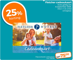 klik op dit plaatje voor een vergroting en voor vergelijkbare aanbiedingen gerelateerd aan
6 25 10000 fletcher cadeaukaart hotels t.w.v. 6 25 10000 fletcher cadeaukaart hotels t.w.v.