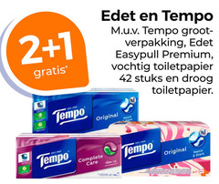  1 2 42 edet tempo easypull premium vochtig toiletpapier stuks droog original care stark 