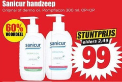  60 99 300 sanicur handzeep original dermo oil pompflacon ml voordeel 