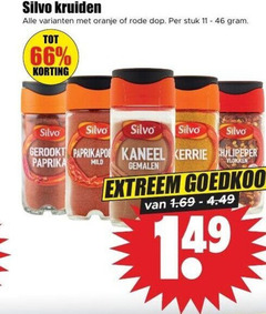  11 46 silvo kruiden oranje rode dop stuk gerookt kerrie chilipeper paprika mild gemalen vlokken extreem 