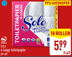  4 18 19 140 toiletpapier goedkoper solo bollen super zacht rollen 