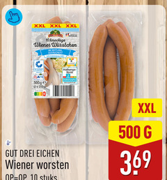klik op dit plaatje voor een vergroting en voor vergelijkbare aanbiedingen gerelateerd aan
knakworsten 10 500 xxl wiener spitzenqualitat form ge 2x worsten stuks knakworsten 10 500 xxl wiener spitzenqualitat form ge 2x worsten stuks