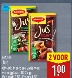  maggi jus 2 100 stamp speklappen pikant kip good recyclen simply meerdere stuk elders 