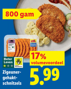 klik op dit plaatje voor een vergroting en voor vergelijkbare aanbiedingen gerelateerd aan
gehaktschnitzels 17 beter leven zigeunersaus gehaktballen schnitzels volumevoordeel 5.99 gehaktschnitzels 17 beter leven zigeunersaus gehaktballen schnitzels volumevoordeel 5.99